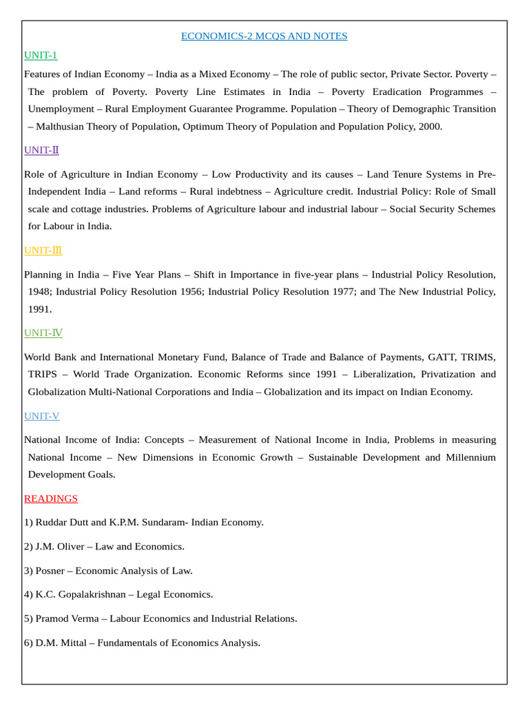 Economic Reforms in India Since 1991 | PDF | Mercantilism | Special ...