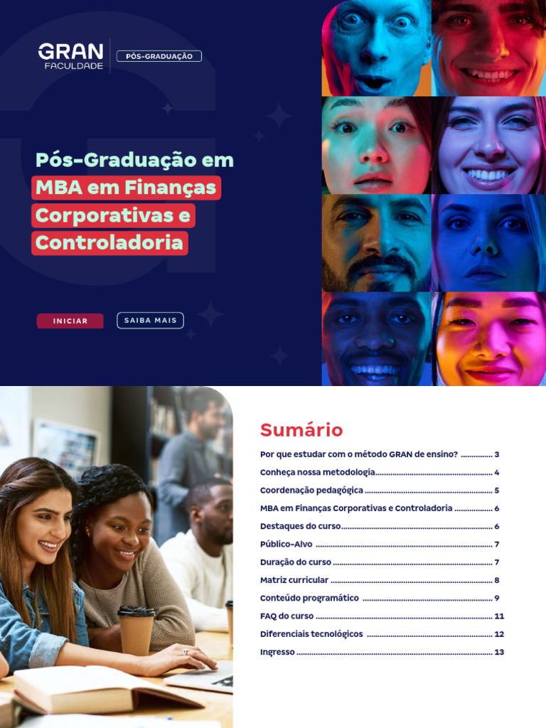 MBA em Finanças e Controladoria EaD | PDF | Pós-graduação