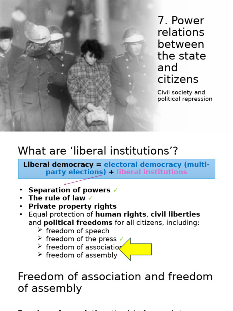 Power Relations Between The State and Its Citizens | PDF | Communism ...