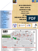May Resource Fair Flier and Map