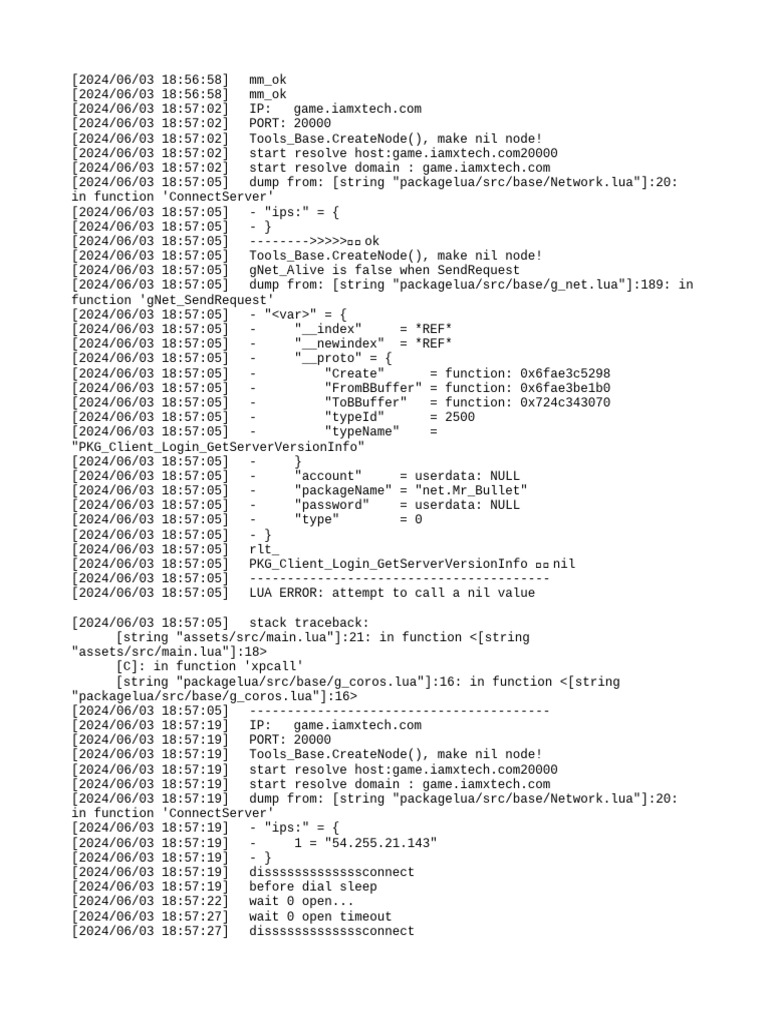 Game Server Connection Logs Analysis | PDF | Computer Programming ...