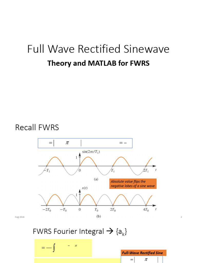 3 Ch3 FWRS MATLABPresentation1 | PDF | Sine Wave | Telecommunications ...
