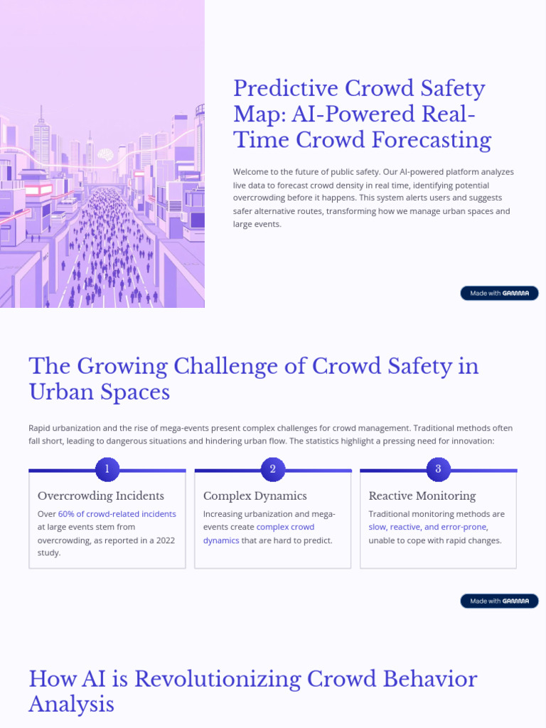 AI Crowd Safety Forecasting System | PDF | Artificial Intelligence ...