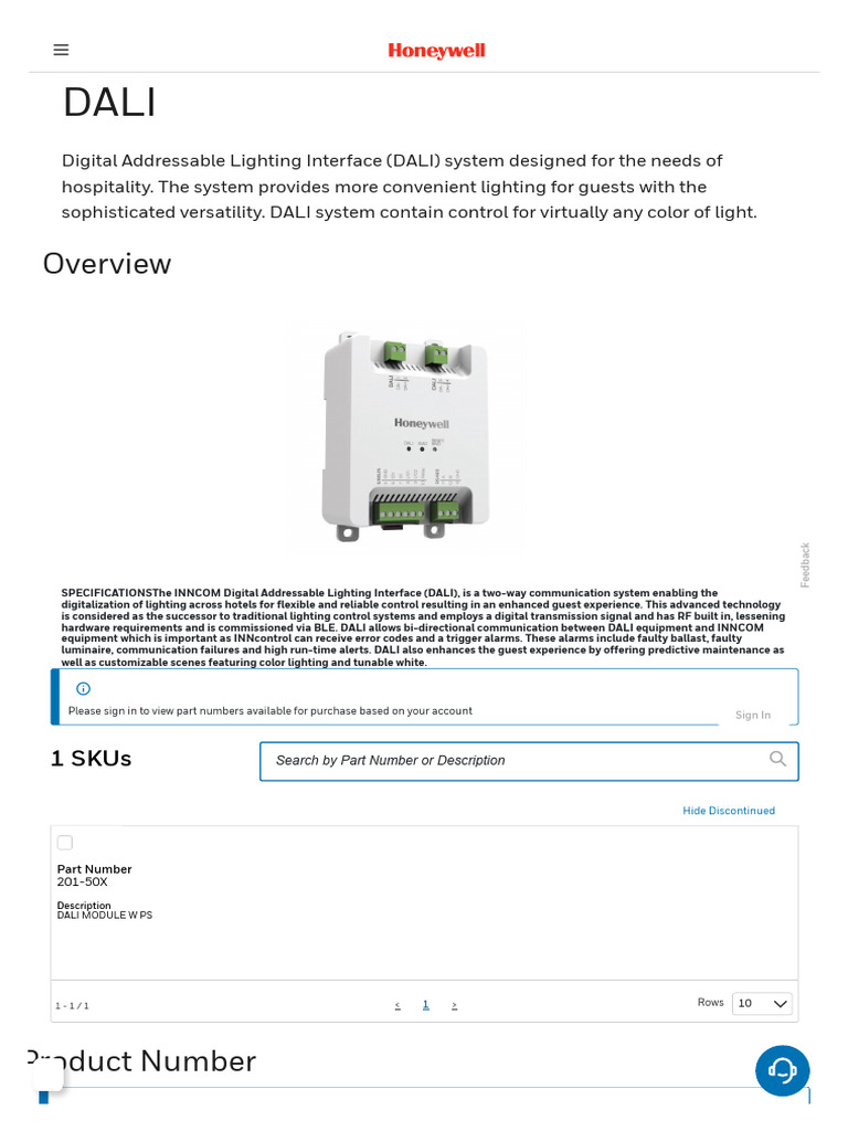 INNCOM DALI Lighting Control System | PDF