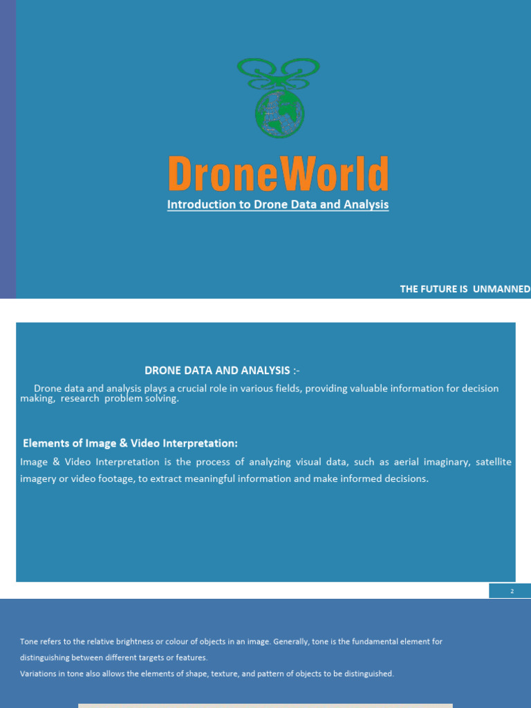 Drone Data and Photogrammetry Insights | PDF | Multimedia | Computer ...
