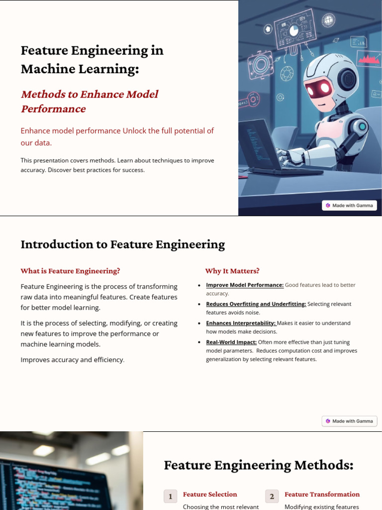 Feature Engineering in Machine Learning | PDF | Machine Learning ...