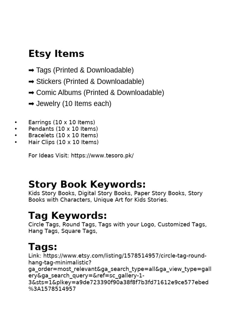 Etsy Printable & Downloadable Items | PDF