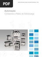 WEG Cont at Ores e Reles de Sobrecarga Folheto 50009815 Catalogo Portugues Br