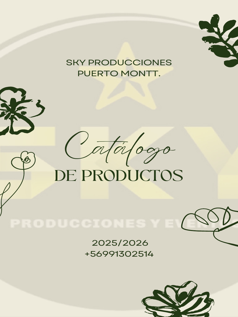 Catálogo de Servicios SKY 2025/2026 | PDF