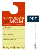 Mother's Day Printables 2012