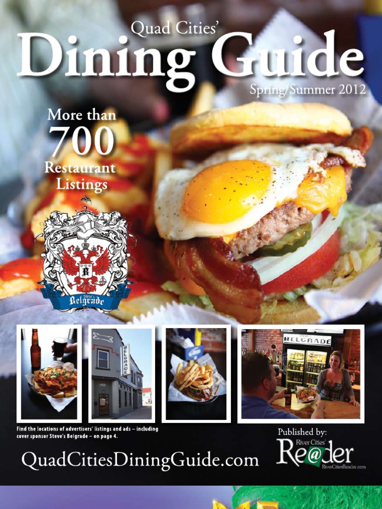 Quad Cities' Dining Guide Spring Summer 2012 PDF Lunch