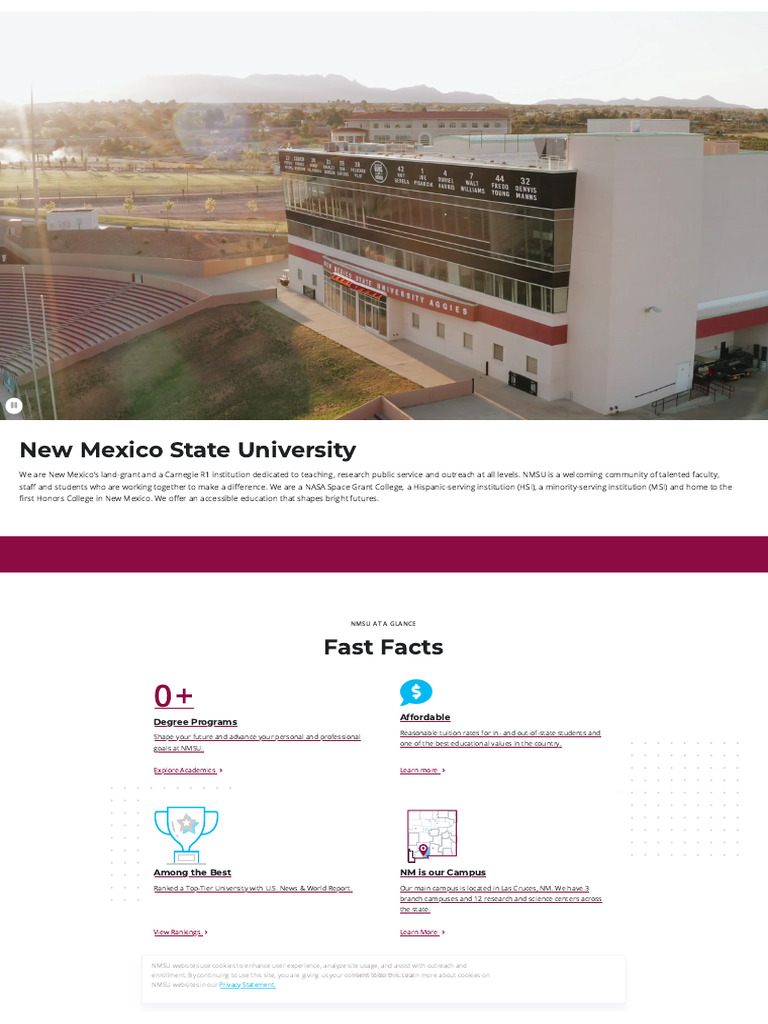New Mexico State University - BE BOLD. Shape The Future | PDF