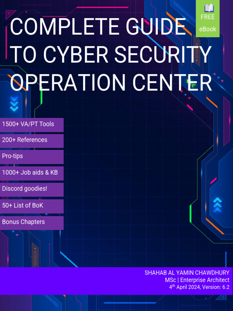 Cyber Security Operation Center Guide | PDF | Computer Security | Security