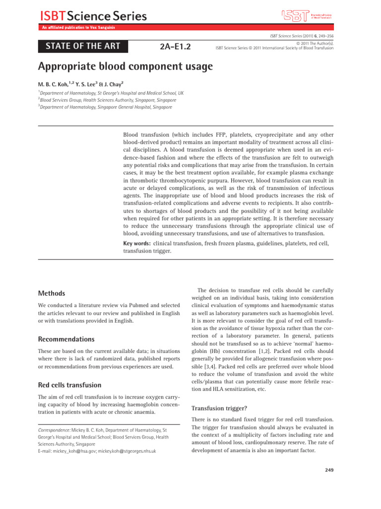 Platelet Transfusion Guidelines | PDF | Platelet | Blood Transfusion