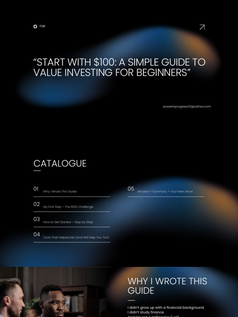Dark Blue Gradient Modern Professional Presentation PDF | PDF | Value ...