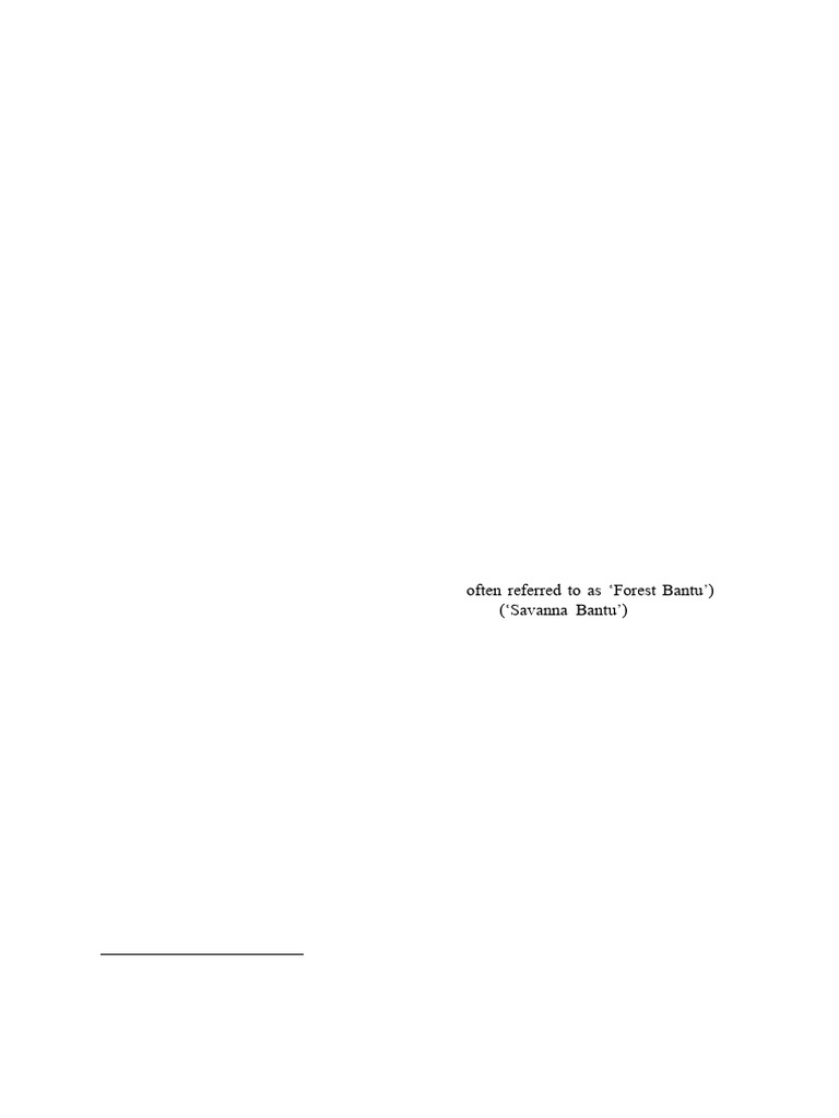 Bantu Language Typology Overview | PDF | Tone (Linguistics) | Verb
