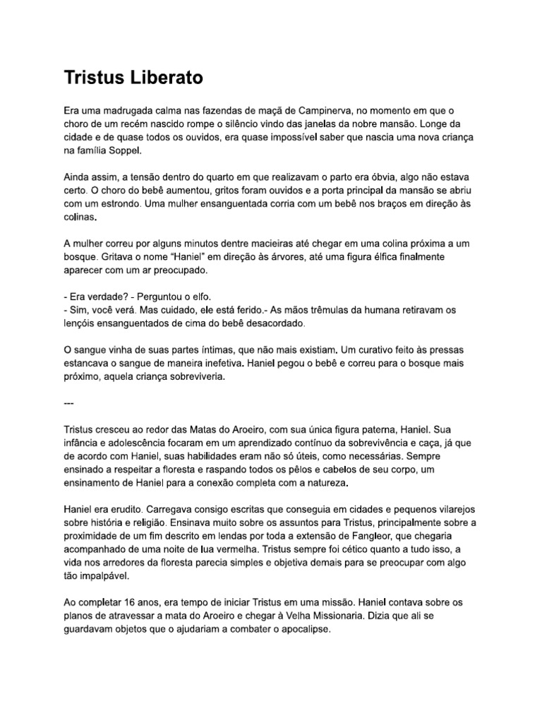 Tristus Liberato | PDF