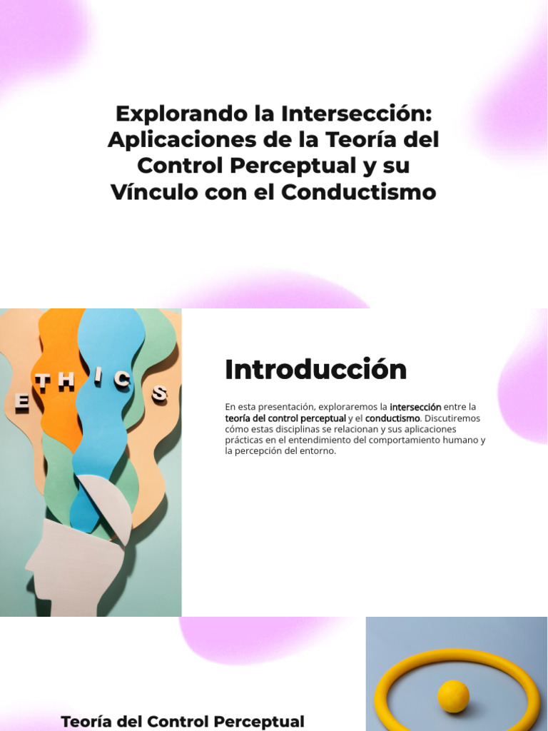 Teoría del Control Perceptual y Conductismo | PDF