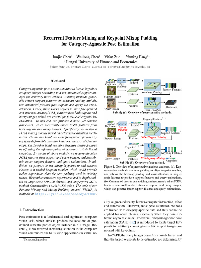 Recurrent Feature Mining and Keypoint Mixup Padding For Category ...