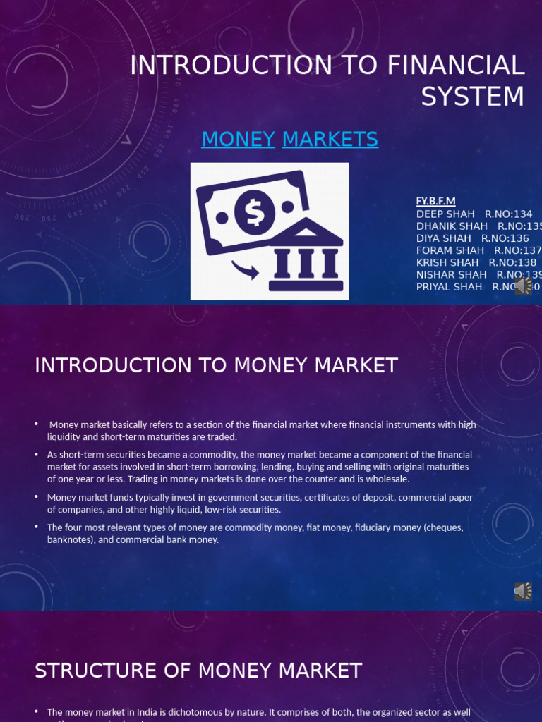 Overview of India's Money Market System | PDF | Money Market | Banks