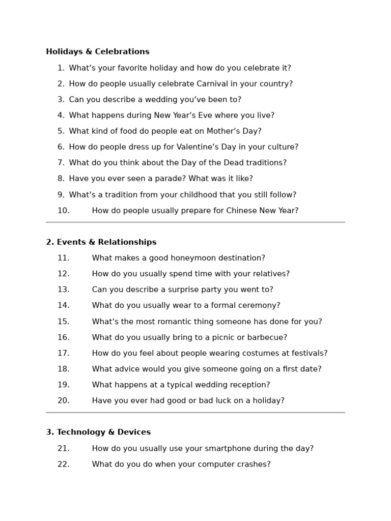 Celebrating Holidays and Traditions | PDF