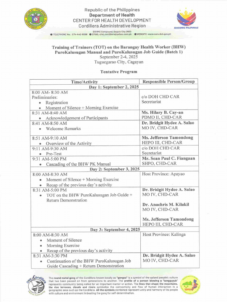 Tentative Program | PDF
