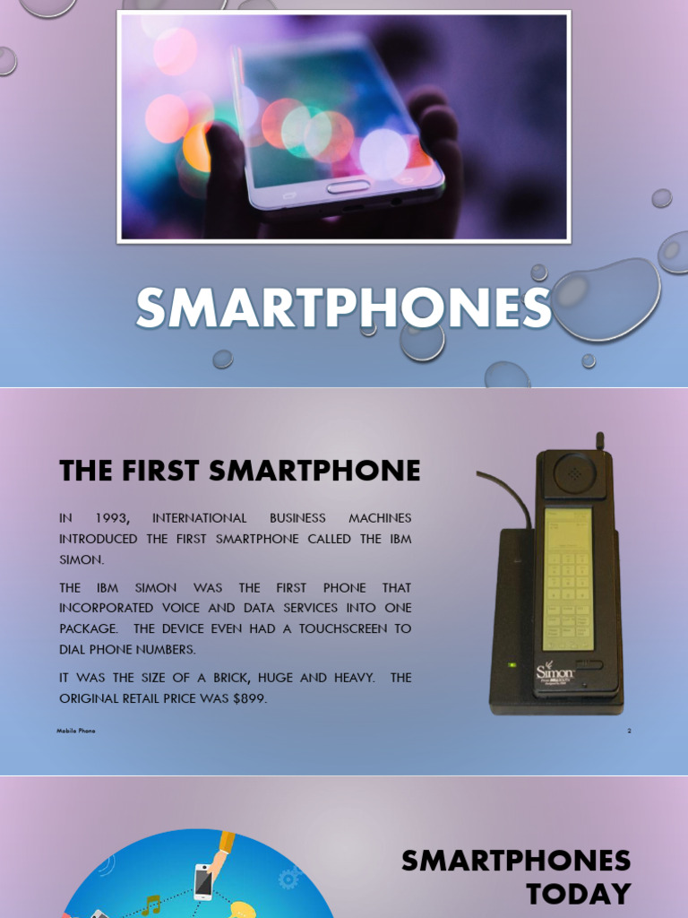 IBM Simon: The First Smartphone in 1993 | PDF