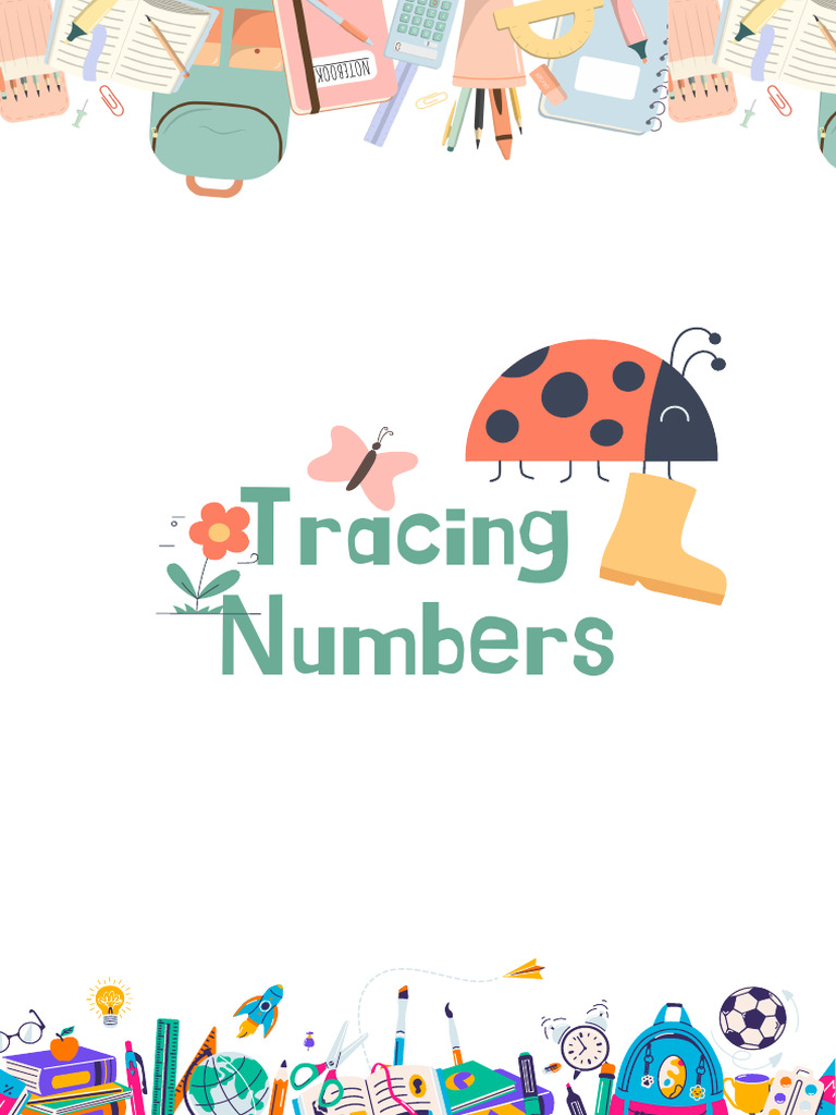 Panduan Tracing Numbers untuk Pemula | PDF
