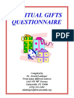 Spiritual Gifts Questionnaire