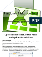 Funciones Básicas de Excel