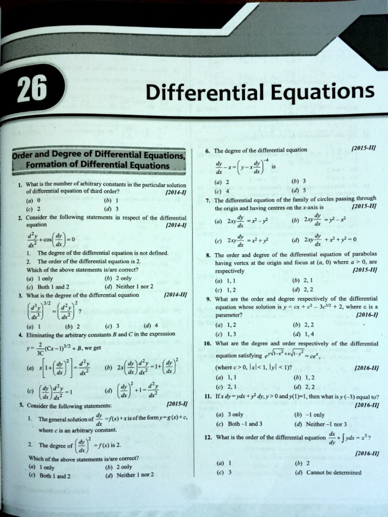Differential Equation | PDF