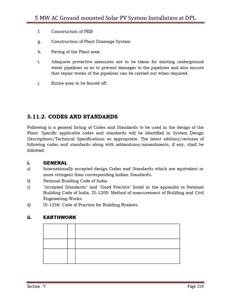 DPL 5 MW Solar Phase II EPC West Bengal Dec 2021 210 | PDF