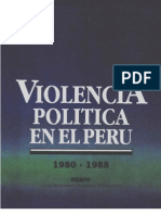 Violencia Politica en El Perú 80-88 I