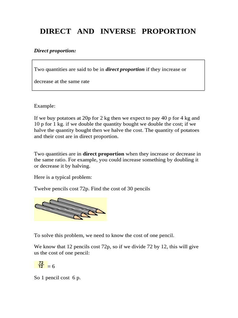 Ratios and Answer Key for Proportions | PDF | Ratio | Mathematics