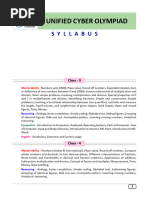 Silverzone Olympiad Syllabus 2025 | PDF | Numbers | Area
