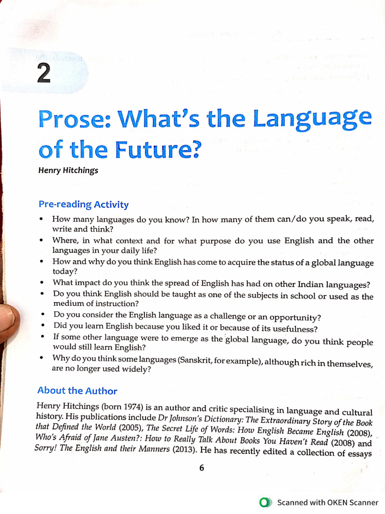 What's The Future of Language | PDF