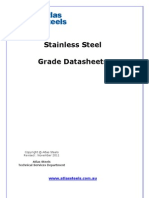 Atlas Stainless Steel Data Sheets