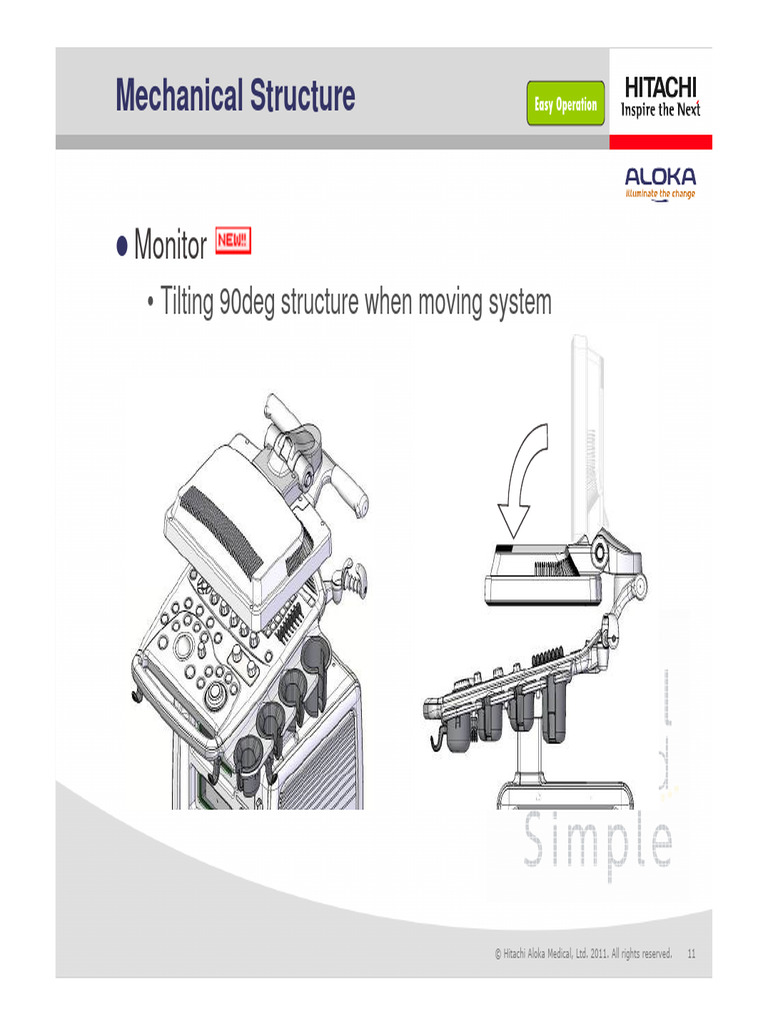 Easy Operation of 90° Tilting Structure | PDF