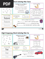 Word Mat PDF | PDF