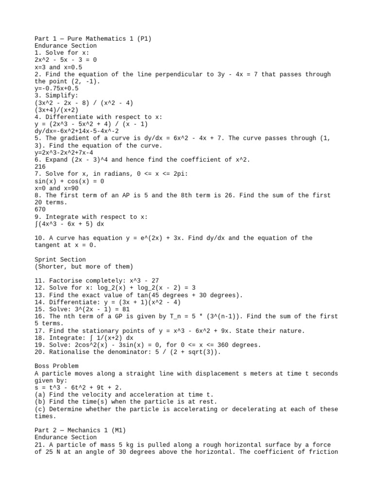 Mat hp1 and p2 | PDF | Equations | Mathematical Objects