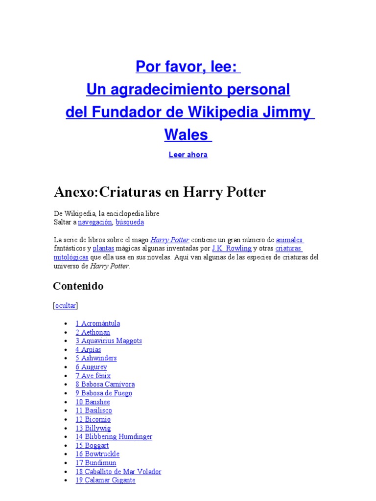 Harry Potter (personaje) - Wikipedia, la enciclopedia libre