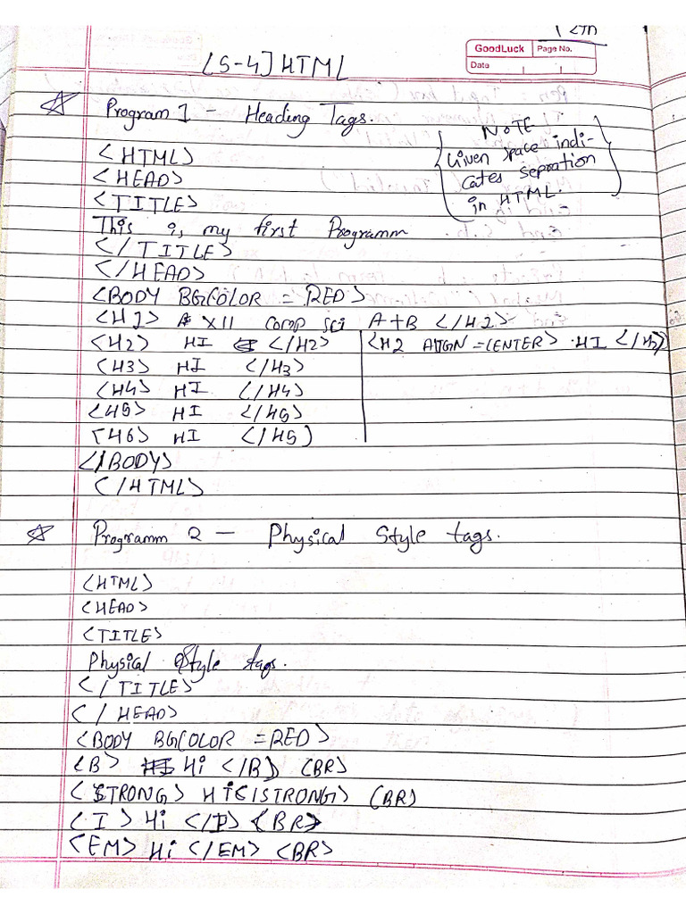 CS 1 HTML | PDF