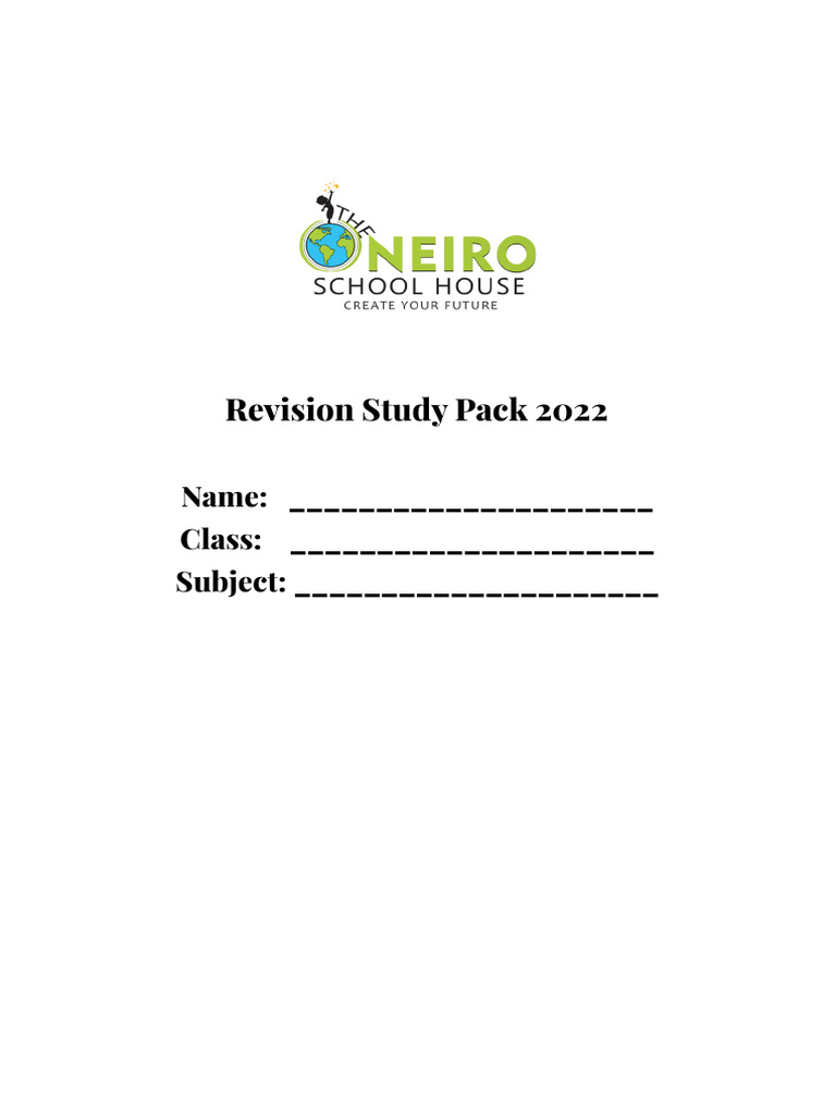 Grade 7 Science Revision Study Pack 2022 | PDF | Chemical Reactions | Speed