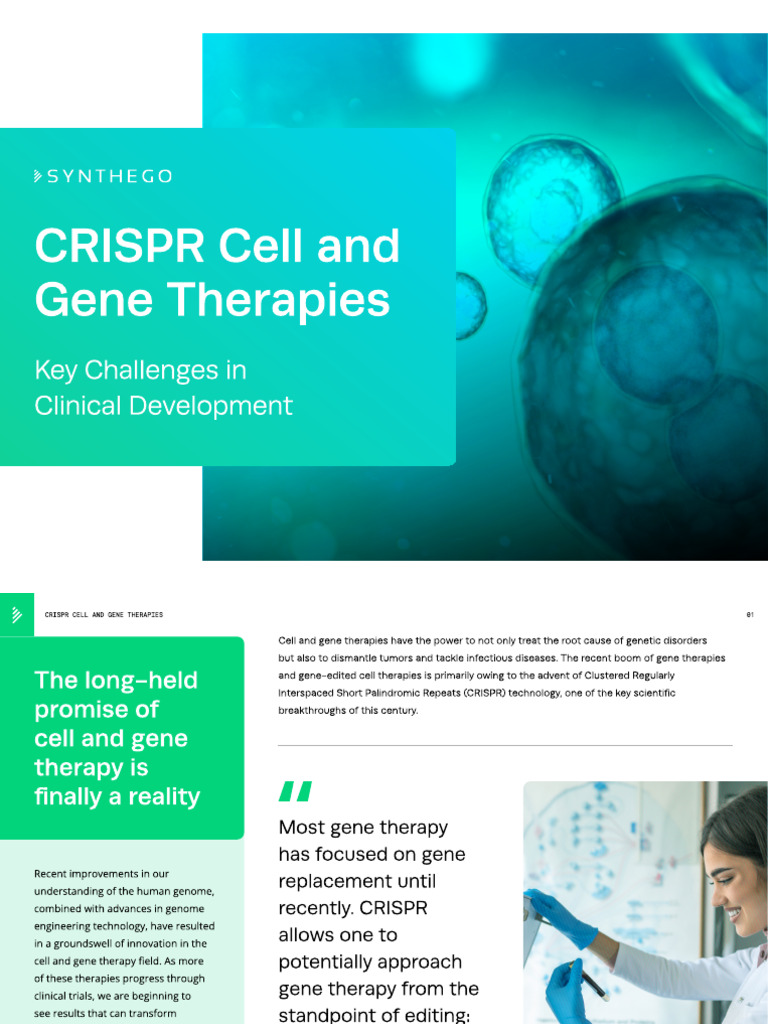 CRISPR Gene Therapy Development Challenges | PDF | Gene Therapy ...