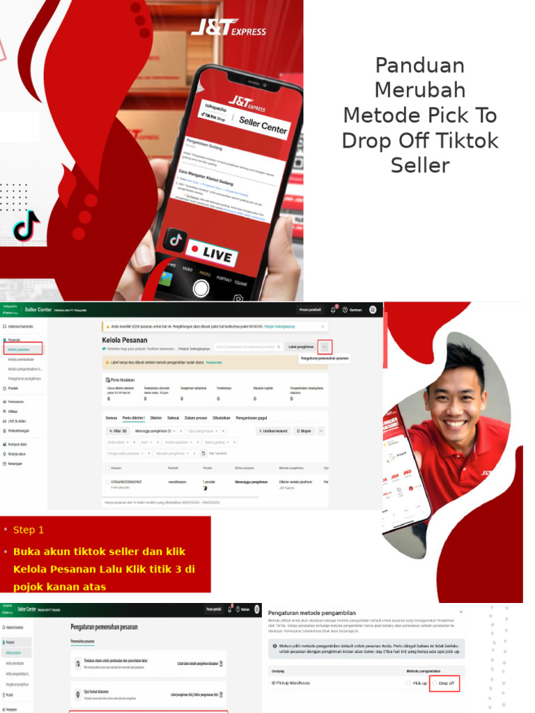 Panduan Metode Drop Off TikTok Seller | PDF