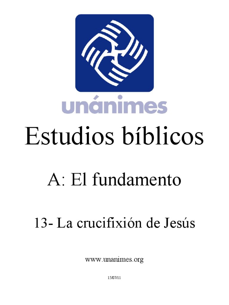 A.13. - La Crucifixion de Jesus | PDF | Crucifixion de jesus | Poncio ...