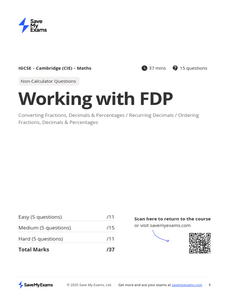 Working With FDP P8dZ8Bp4xzRBF8Xw | PDF | Division (Mathematics ...
