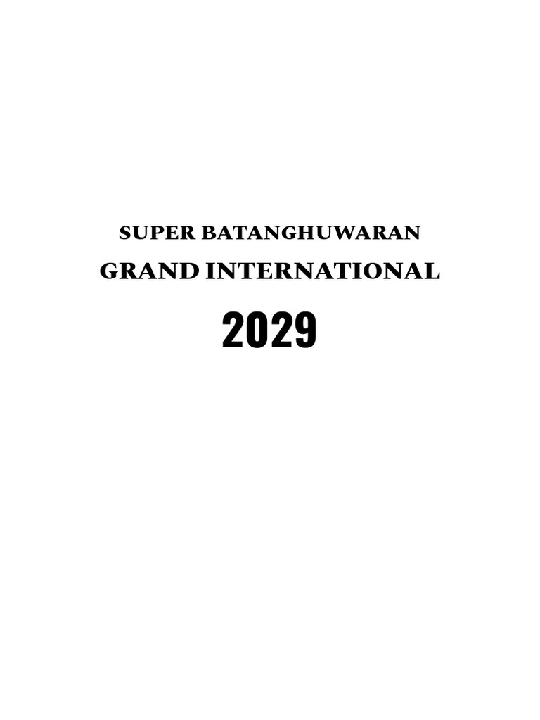 Super Batang Huwaran 2029 Results | PDF