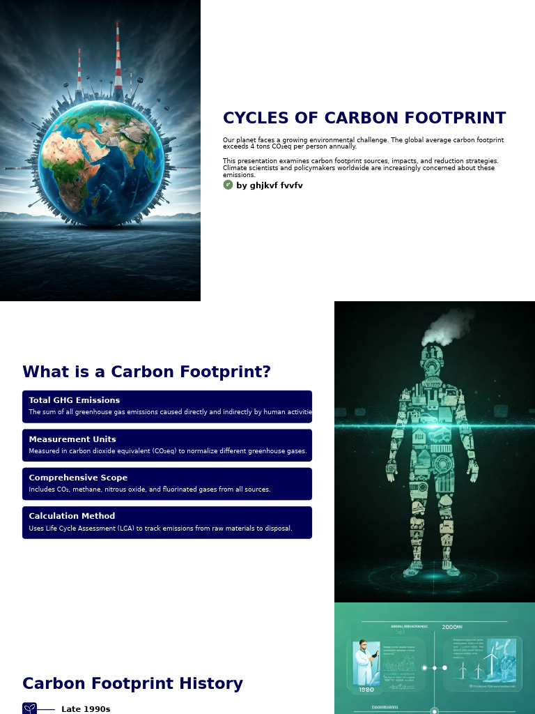 Understanding Carbon Footprint Cycles | PDF | Carbon Footprint ...