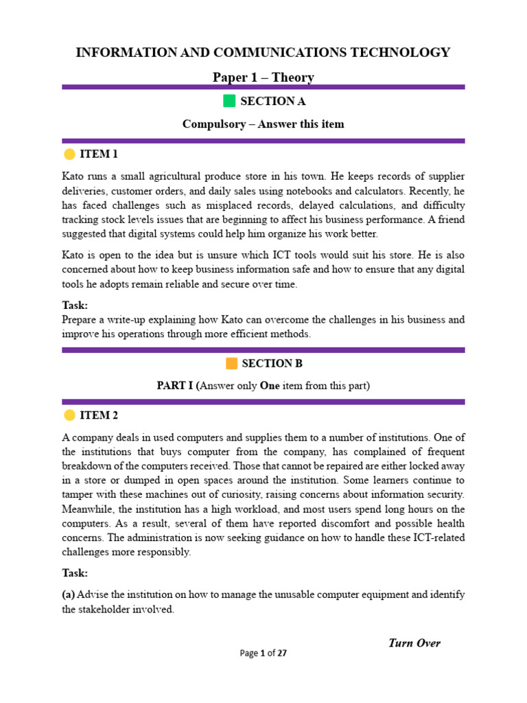 Improve Business Efficiency with ICT Tools | PDF | Electronic Waste | Waste